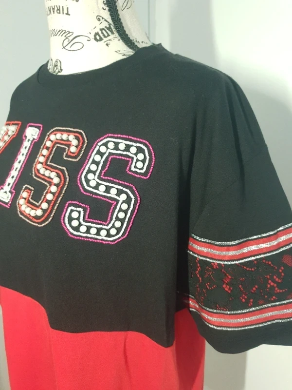 🔴 Red & black T-shirt – Kaporal – Size L – Very good condition – photo 9